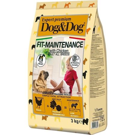 Dog ampDog Expert Premium Fit-Maintenance сухой корм для взрослых собак для контроля веса с курицей - 3 кг 1671₽