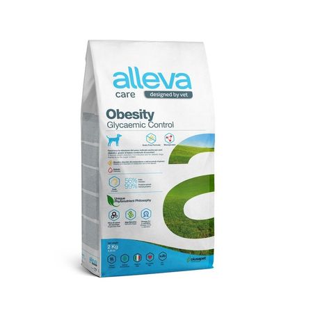 Alleva Care Dog Adult Obesity Glycemic Control сухой диетический корм для взрослых собак для контроля веса и при ожирении - 2 кг 3170₽