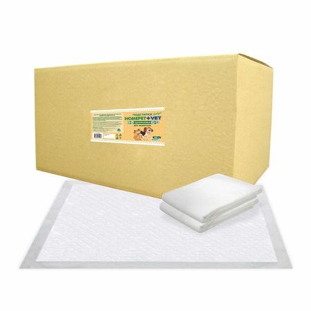 Homepet Vet пеленки для животных, впитывающие 60х60 см, 150 шт
