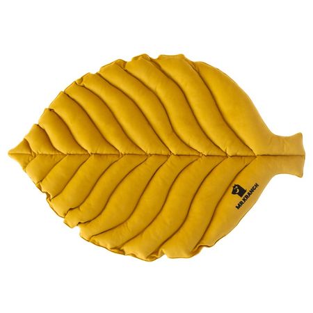 MrKranch лежанка для собак Листочек средняя двусторонняя с имитацией кожи размер 90х65х5см охра 4783₽