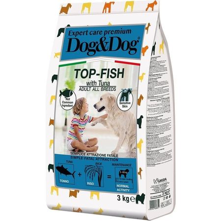 Dog ampDog Expert Premium Top-Fish сухой корм для взрослых собак с тунцом - 3 кг 1971₽