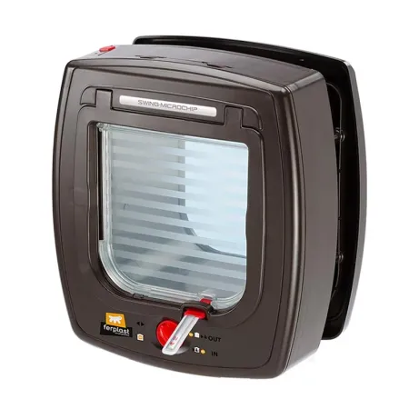 Ferplast Swing Microchip дверка для животных с определителем микрочипа коричневая - 225x162xh252 см размер прохода - 135x137 см 16330₽
