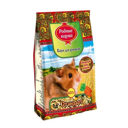 Родные корма сухой корм для хомяков стандарт - 40 г 62₽
