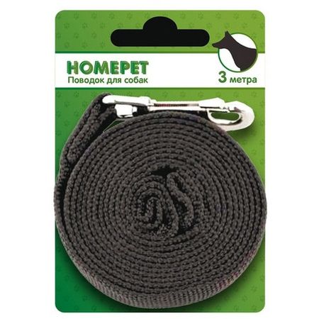 Homepet поводок для собак стропа с карабином 25 мм3 м 410₽