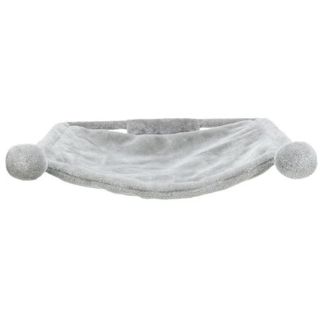 Trixie гамак настенный плюшевый для кошек серый - 42 х 41 см 2100₽