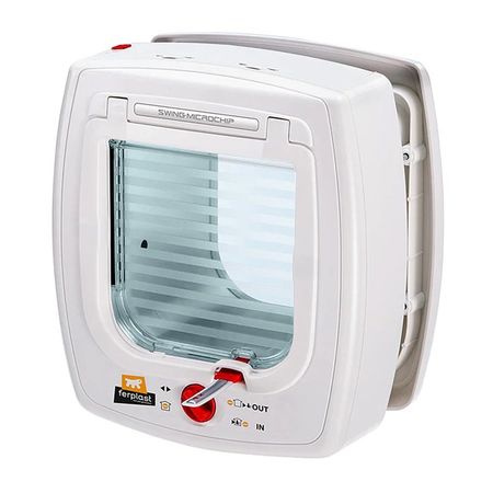 Ferplast Swing Microchip дверка для животных с определителем микрочипа белая - 225x162xh252 см размер прохода - 135x137 см 16330₽