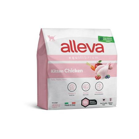 Alleva Equilibrium Chicken Kitten сухой корм для котят с КУРИЦЕЙ - 400 г 650₽