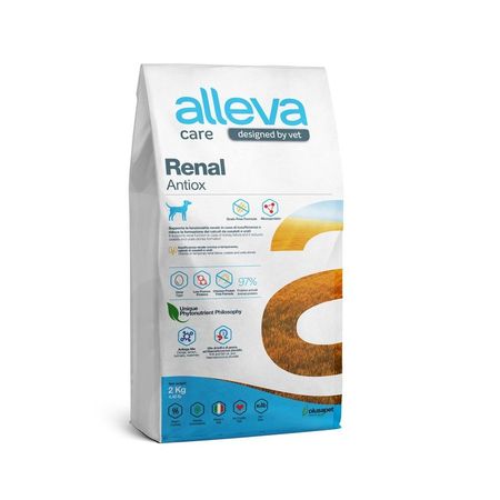 Alleva Care Dog Adult Renal Antiox сухой диетический корм для взрослых собак при заболевании мочевыводящей системы - 2 кг 3026₽