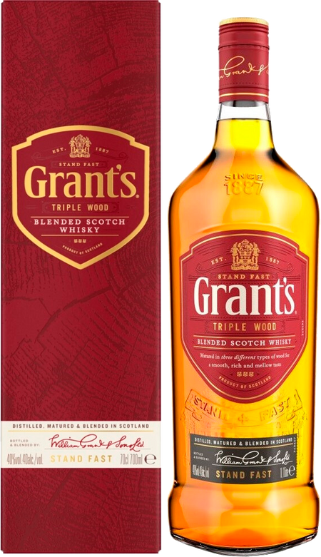 Grant's Triple Wood Blended Scotch Whisky (gift box)