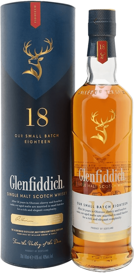 Glenfiddich 18 y.o. Single Malt Scotch Whisky (gift box)