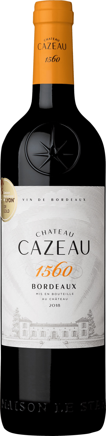 Chateau Cazeau 1560 Bordeaux AOC Maison Le Star