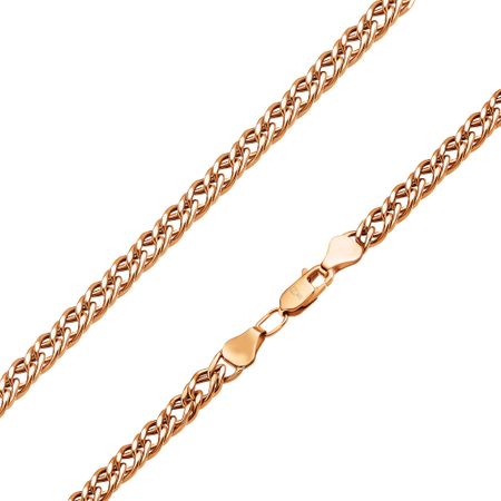 Золотой пустотелый браслет Двойной ромб 27750₽