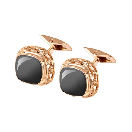 Запонки из золота с агатом 94990₽