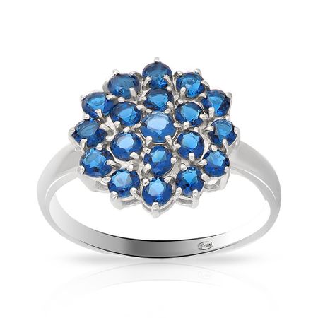 Кольцо из серебра с сапфирами 1190₽