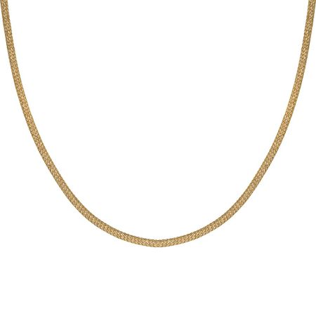 Серебряное колье с фианитами и позолотой 990₽