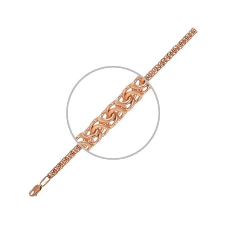 Золотая тяжеловесная цепочка Москвичка 4 мм 185440₽