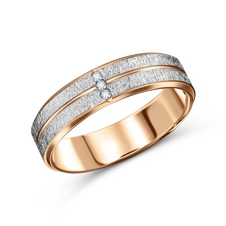 Золотое обручальное кольцо с бриллиантами 41990₽