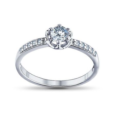 Кольцо SOKOLOV из серебра с фианитами 690₽