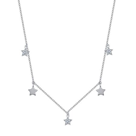 Серебряное колье с фианитами 1790₽