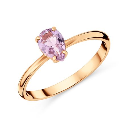Кольцо детское TALANT из золота с аметистом 7490₽