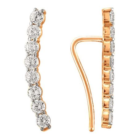 Серьги из золота с фианитами 29990₽