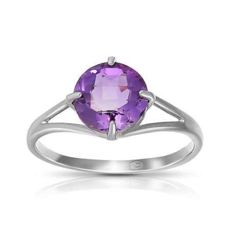 Кольцо из серебра с аметистом 890₽