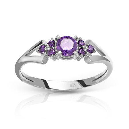 Серебряное кольцо с ювелирным стеклом 490₽