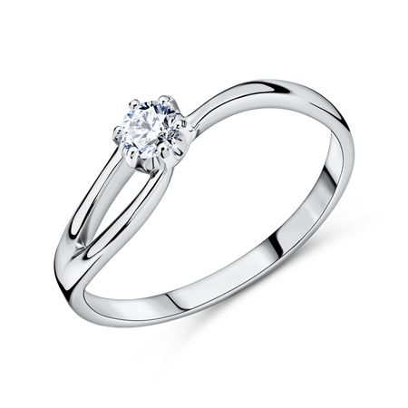 Золотое кольцо с бриллиантом 91990₽