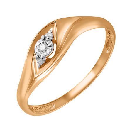 Золотое кольцо с бриллиантами 15990₽