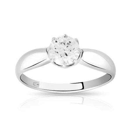 Кольцо SOKOLOV из серебра с кристаллом 760₽