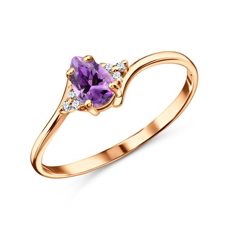 Кольцо из серебра с алпанитом и фианитами 249₽