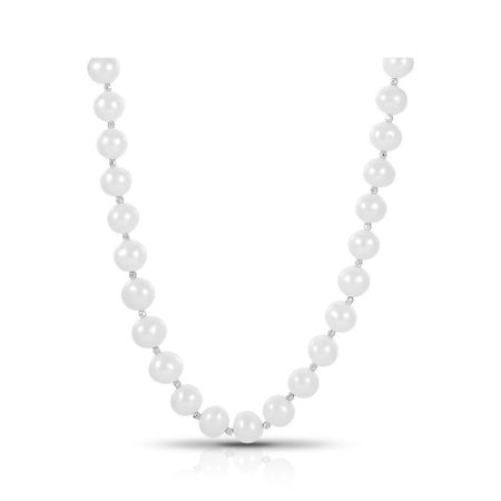 Бусы из жемчуга с серебряным замком 6440₽