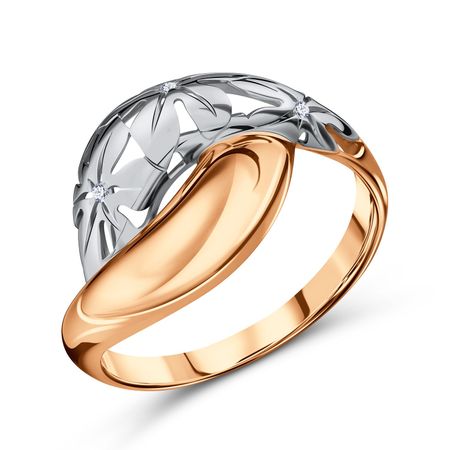 Золотое кольцо с фианитами 44990₽