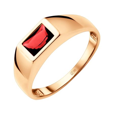 Золотое кольцо с гранатом 36990₽