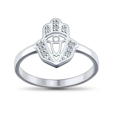 Кольцо SOKOLOV из серебра с фианитами 460₽