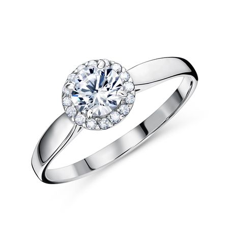 Золотое кольцо с фианитами 27960₽