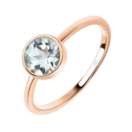 Золотое детское кольцо с топазом 12490₽