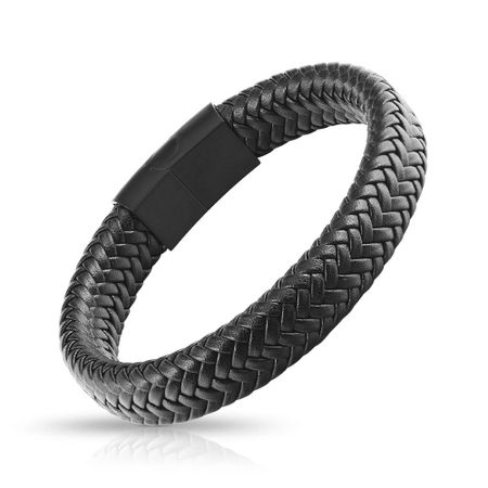 Мужской браслет с замком из стали 580₽