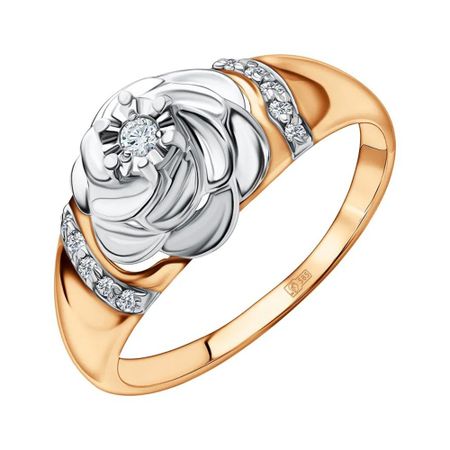 Золотое кольцо с бриллиантами 30990₽