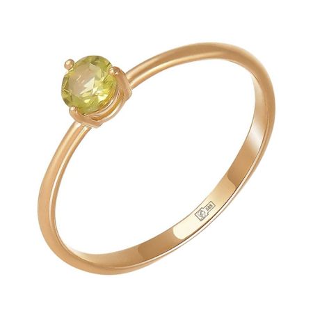 Кольцо детское TALANT из золота с хризолитом 13490₽