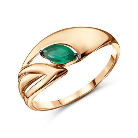 Золотое кольцо с агатом 39990₽