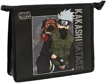 Папка для тетрадей А5 "Naruto" 23*19*5, 1отд., пластик, молния сверху, инд.уп.
