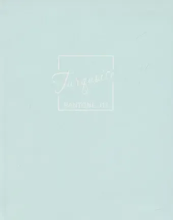 Книга для записей А5+ 96л кл. "Turquoise" интеграл.перепл., матов.ламин., выб.лак.