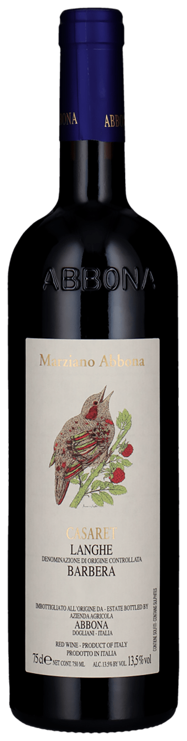 Casaret Barbera Langhe DOC Marziano Abbona