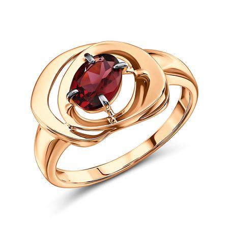 Золотое кольцо с родолитом 44990₽