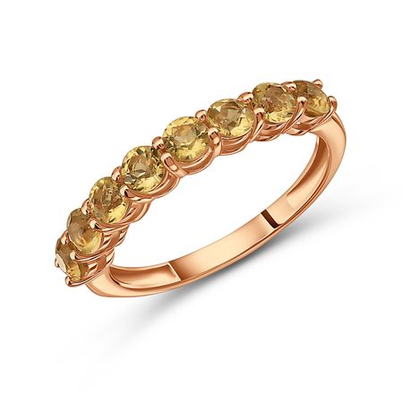 Золотое кольцо с цитринами 37990₽