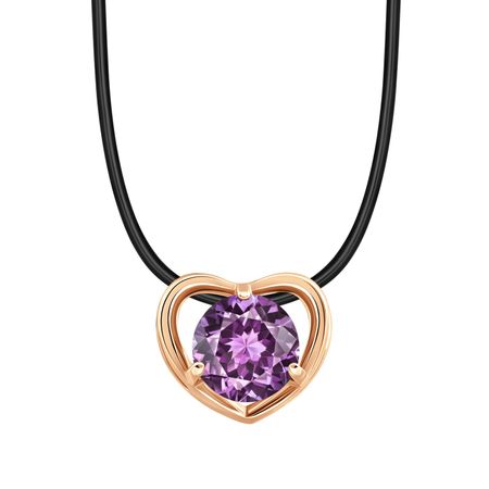 Золотая подвеска с аметистом 4990₽