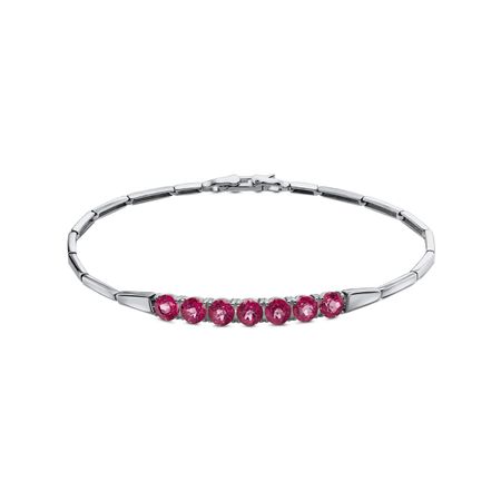 Золотой браслет с топазами Pink 94990₽