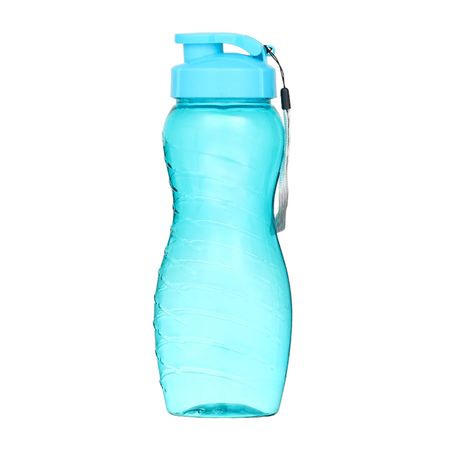 Бутылка для воды, 1 л, 25 х 9 см, синяя