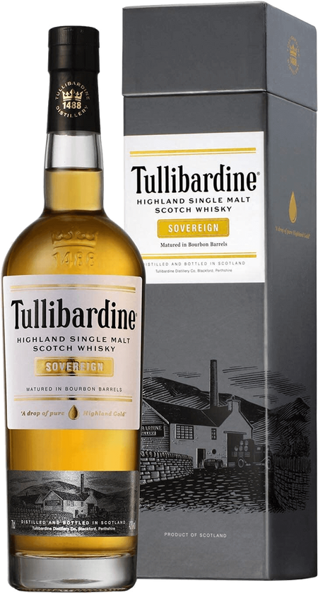 Tullibardine Sovereign Highland Single Malt Scotch Whisky (gift box)